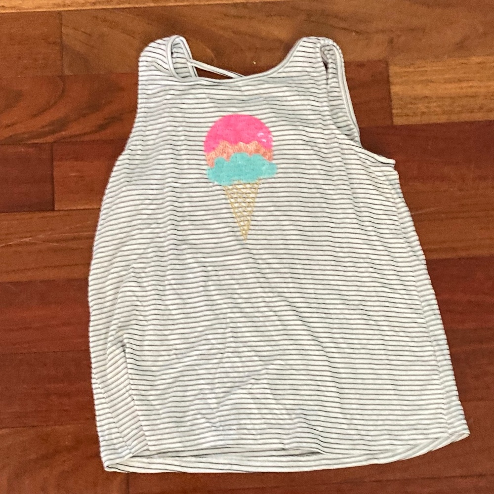 Girls 8-10 Ice Cream Cone Tee-Shirt